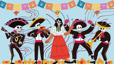 La celebración del Día de Muertos mexicano en el mundo